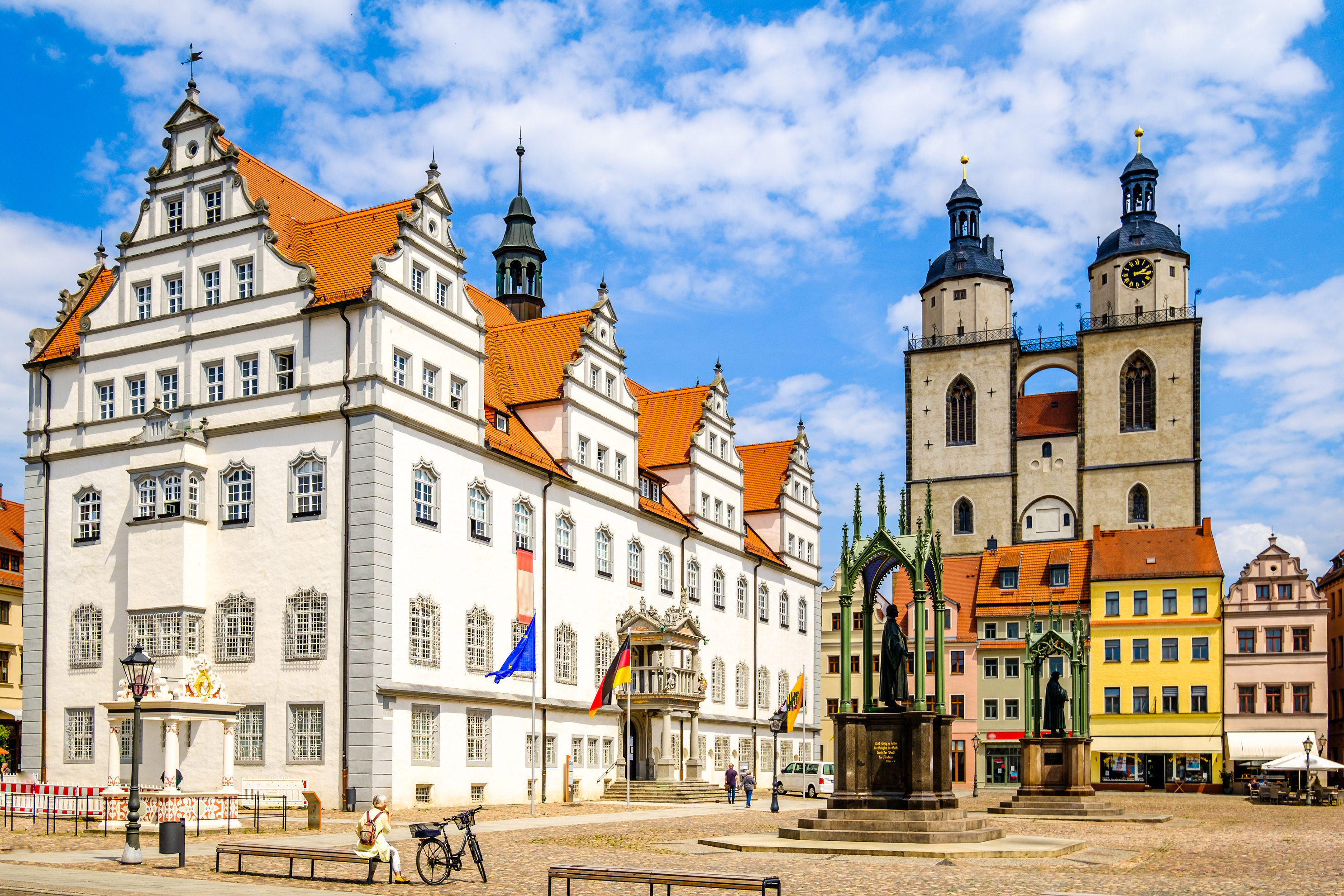 old town of Wittenberg in Germany